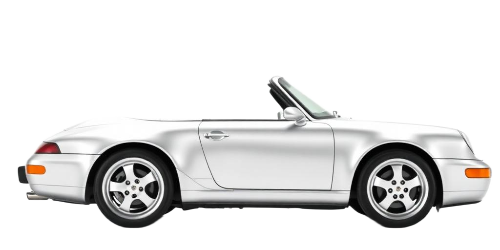 Porsche 911 after a professional hand wash at Needham Hand Car Wash