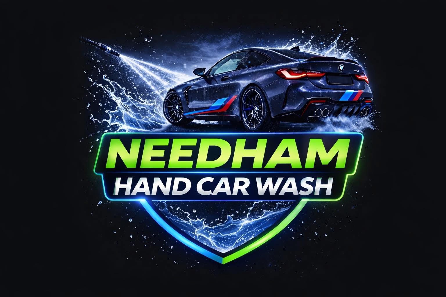 Needham Hand Car Wash emblem