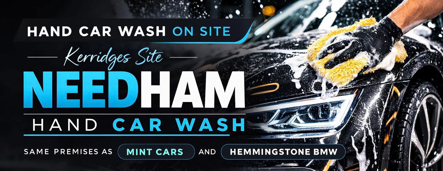 Hand car wash on site in Needham Market