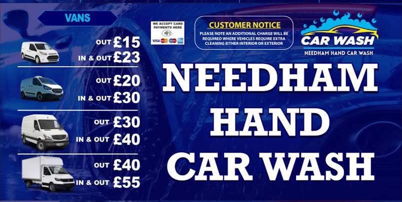 Van pricing board